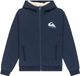 Quiksilver Eqbft03947 Sweatshirt Met Rits Blauw 12 Years Jongens