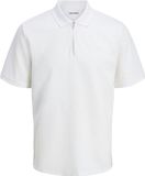JACK&JONES JJEAUSTIN ZIP POLO SS NOOS Heren Polo Wit XL