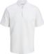 JACK&JONES JJEAUSTIN ZIP POLO SS NOOS Heren Polo Wit XL