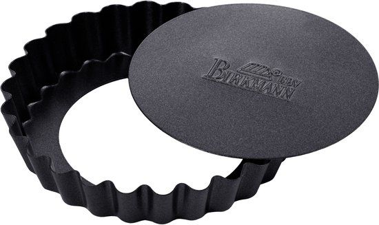 Birkmann Premium Baking Taartvormpjes met losse bodem - Ø 10 cm - 6 Stuks - Zwart