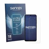 Savvies - Screenprotector voor Lagenio A12 Pro - Folie Beschermfolie transparant 18 Stuks
