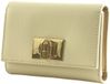 FURLA Leren Portemonnee 1927 Compact Wallet Panna Crème