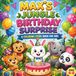 Max's Jungle Birthday Surprise: A Cute Coloring Story Book for Kids Ages 4–8
