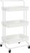 vidaXL Keukentrolley 3-laags 42x35x85 cm ijzer en ABS wit