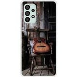 Samsung Galaxy A73 5G Guitare Bedrukt Siliconen Hoesje