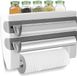 Distributeur de rouleau de film alimentaire Rolly à 3 compartiments