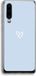 Case Company® Huawei P30 Case - Small Heart Blue - Soft Cover