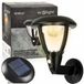 ECO-Light Lampe de jardin solaire avec détecteur de crépuscule et détecteur de mouvement, 4000K