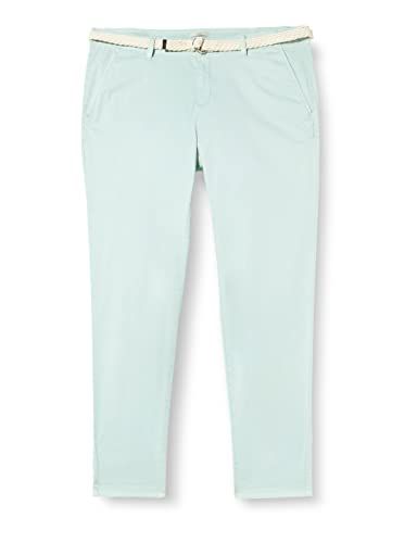 ESPRIT Women's Trousers 032ee1b350, 335/Dusty Green., 30W x 34L