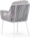 Santika Furniture Santika Tendenza/Seaside 220 cm dining tuinset 7-delig Wit