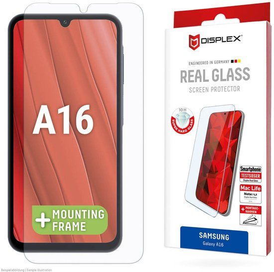Displex Screenprotector Real Glass geschikt voor Samsung Galaxy A16