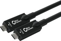 Microconnect USB3.2CC12OP USB-kabel USB 3.2 Gen 2 (3.1 Gen 2) 12,5 m USB C Zwart