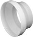 Awenta Serie - Réduction de conduit de ventilation - Rond - 125/100 mm - Blanc