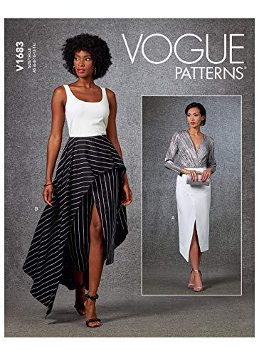 Vogue Patterns Vogue Patroon V1683E5 Misses' Rok E5 (14-16-18-20-22), Papier, Divers