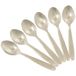 Chef Aid Theelepels Set 6 Stuks RVS Lepels voor Koffie Thee Desserts en Yoghurt Vaatwasserbestendig Bestek voor Dagelijks Gebruik Zilver