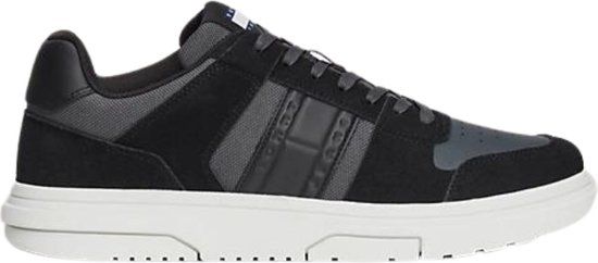 Tommy Hilfiger The Brooklyn Sneaker Suede - Zwart - Maat 43 - Heren - Herfst/Winter 2024
