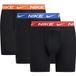 Nike Shorts Boxer Ultra Comfort Dri-fit Pack De 3 - Noir/bleu/rouge, pointure X-Large