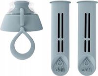 Dafi Serie - Waterfilter Fles - Grijs - 2 Stuks - Inclusief Deksels