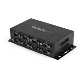 StarTech.com 8-poort USB naar DB9 RS232 Seriële Adapter Hub - Zwart