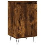 vidaXL Dressoir, 40x35x70 cm, bewerkt hout, gerookt eikenkleurig