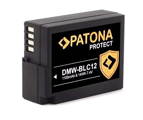 Patona Protect V1 DMW-BLC12 E batterij (1010mAh) met NTC sensor en V1 behuizing