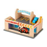 Melissa & Doug Parkeergarage en service station, Montessori speelgoed 2 jaar, Houten speelgoed, Auto speelgoed, Busy board, Cadeau voor jongen of meisje