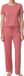Ammann Dames pyjama Mix & Match Korte mouw Effen Vrouwen 50% Katoen, 50% Modal mauvewood