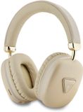 Casque Bluetooth stéréo - Saffiano Triangle Logo - Or