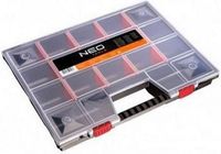 Neo Tools Organizer 6.5x39x29 cm Zwart/Rood