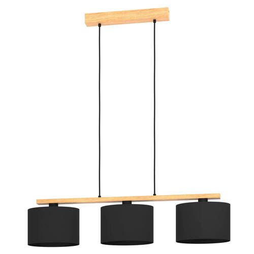 EGLO Castralvo Hanglamp - Ø17,5 cm - Bruin - Hout