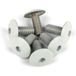 STR8 Boulon de carénage M6x15 Aluminium Blanc (x6)