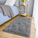 Merkloos Vloerkleed voor woonkamer en slaapkamer - Antislip, pluizig en superzacht tapijt - Voor lounge, 60 x 110