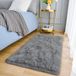Merkloos Vloerkleed voor woonkamer en slaapkamer - Antislip, pluizig en superzacht tapijt - Voor lounge, 60 x 110