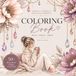 Coloring Fantasy flowers & beautiful moments Coloring book