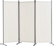 VEVOR Room Divider 3-Delig Opvouwbaar Privacy Scherm Scheidingsscherm Wit
