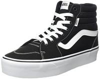 Vans Filmore Hi Canvas, damessneaker, zwart en wit, 36,5 EU