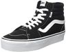Vans Filmore Hi Canvas, damessneaker, zwart en wit, 36,5 EU