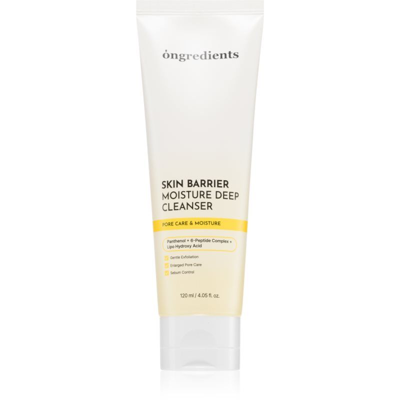 Ongredients Skin Barrier Moisture Deep Cleanser Daily Face Wash for All Skin Types (Reinigende gel, 120 ml)