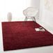 SAFAVIEH Shag August Shag Collection, laagpolig, bordeauxrood, 122 x 183 cm