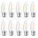 Osram 10 x LED Filament Leuchtmittel Parathom Kerze 2,8W = 25W B22d klar 250lm warmweiß 2700K