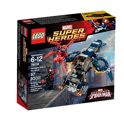 lego DC Comics Super Heroes Carnage’s SHIELD Sky Attack