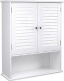 In And Outdoormatch Badkamerkast deluxe Evelyn - Badkamermeubel Hoog - Hangbaar - 2 deuren - 60 x 20 x 70 cm