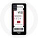 Maniacase Etui voor Samsung Galaxy A71 Air ticket Marrakech Marokko