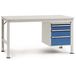 Manuflex AU5845.2001 Table de travail rouge-orange