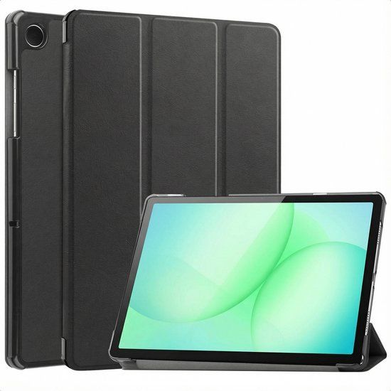 imoshion Tablet Hoes - Geschikt voor Samsung Galaxy Tab A11 Plus - Trifold Bookcase - Zwart