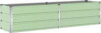Merkloos Plantenbak Groot - Bloempot Tuin - Planten Buiten - Verzinkt Staal - 195 cm - Pastelgroen
