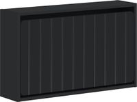 vidaXL Wandgemonteerde Schoenenkast ZWOLLE 71 x 17 x 43 cm Zwart