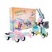 Miniland Magnetics Vehicles Magnetisch bouwspel met voertuigen, magnetische blokken voor kinderen, STEM educatief spel voor de bouw van auto's en vrachtwagens, vanaf 3 jaar