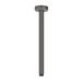 IVY Plafondbuis 30cm 1/2, geborsteld metal black PVD