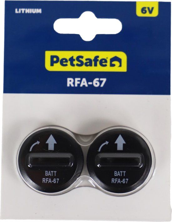 PetSafe RFA-67 Batterij - 2 Stuks - 6V Lithium - Geschikt voor blafbanden